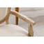 Chaise de salle à manger en bois massif de style français, ensemble de 2