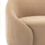 Fauteuil demi-tonneau pivotant rembourré Aunna-1325850124
