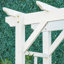 Arche de jardin en bois de 2,13 m (7 pi) - Treillis pour plantes grimpantes - Support pour rosiers - Arche extérieure-136168103