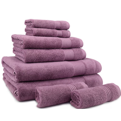 Adlena 8 Piece Turkish Cotton Towel Set