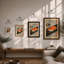 Sushi and Soy Japandi - Framed Print-756302824-756302825