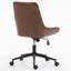 Chaise de bureau pivotante en similicuir