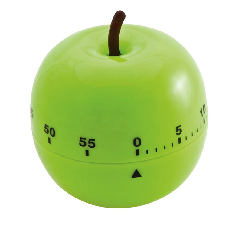 Baumgartens Apple-Shaped Timer, Green, Pack Of 3