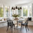 Latieka 5 - Light Unique Wagon Wheel Chandelier