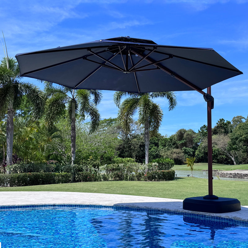 Parasol en porte-à-faux 144 po, Marine