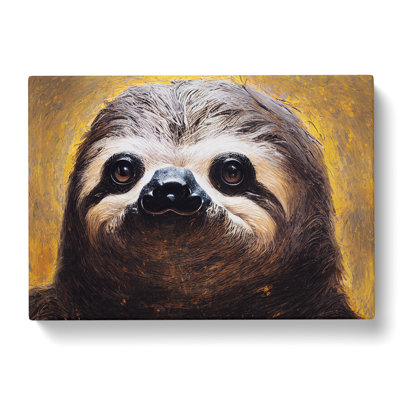 Striking Sloth - Wrapped Canvas