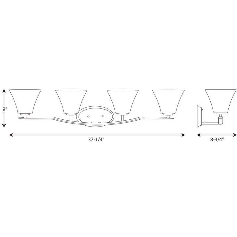 Karla 4 - Light Dimmable Vanity Light