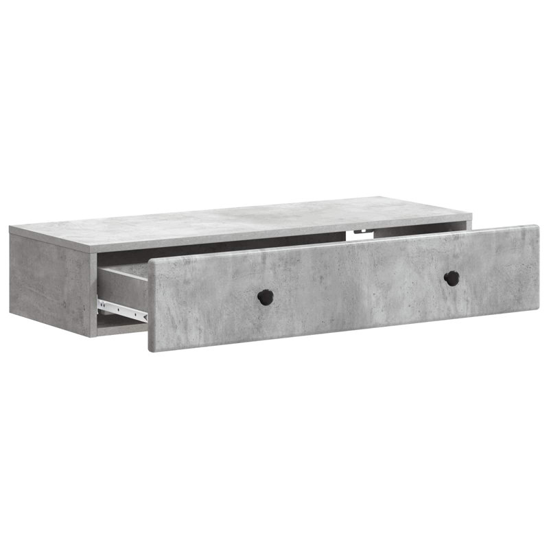 End Table, Concrete Grey