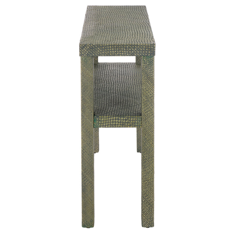Apis Console Table, Turquoise