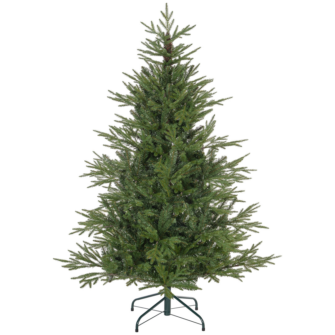 Künstlicher Weihnachtsbaum 150 cm Grün mit Ständer