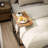 Vinko Shaped End Table 27 inches High, Side Table for Couch Slide Under, C Table Sofa Side End Table for Living Room