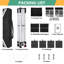 3x3m Pop Up Canopy with 4 Sidewalls, Canopy Tent 3x3 for Parties, Backyard, Commercial-108508706
