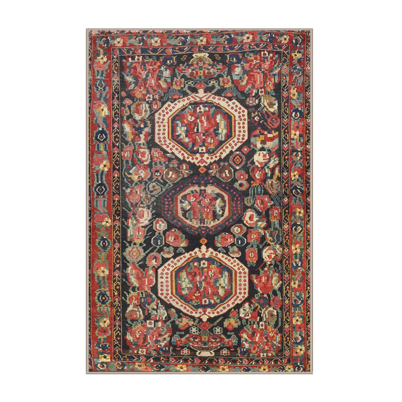 Oriental Indoor Rug, Rectangle 5' x 8'