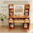 Boho Natural Rattan 43.3'' Wide Vanity With Led Mirror-346184023