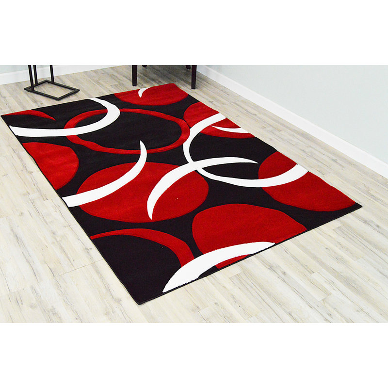 Mccampbell Abstract Indoor Rug, Rectangle 4' x 5'3''