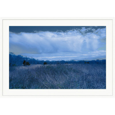 Lillian August " Fields Of Color 3 " Watercolor Painting