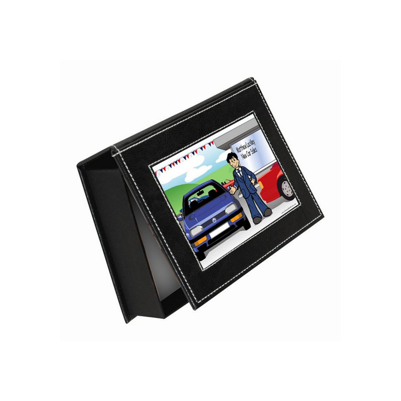 Faux Leather Memory Box