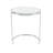 Oakengates Metal Round Nesting Side End Accent Table with Mirrored Glass Top Set-887595561