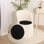 3-in-1 Foldable Ottoman Storage Box with Cushioned Seat, Hidden Storage and MDF Frame, Space Saving Footstool for Living Room or Bedroom
