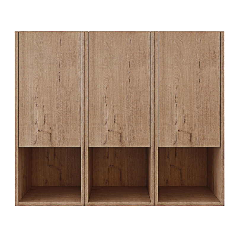 Armoire de salle de bain, Imitation chêne
