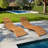 Armond 72.25" Long Foldable Acacia Chaise Lounge-1774390490-1774390489