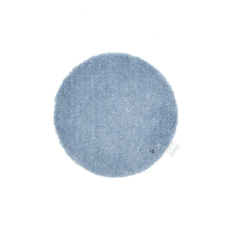 Circle Bath Rug, Light blue, 90cm