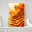Flowing Orange Contours Abstract Modern Organic Landscape Nature Wall Art-129154535
