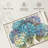 Harnek Turquoise Hydrangea On Barn Board-107708245
