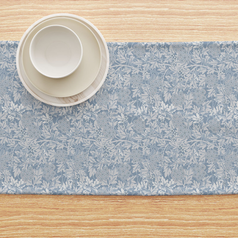 Floral 66 Cotton Table Runners, 90" x 16"