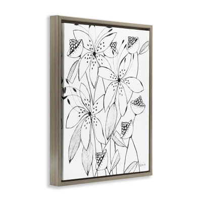 Cadre flottant Open Blooms, design par Krinlox