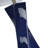 24.5in Blue Modern Sculpted Ceramic Table Lamps