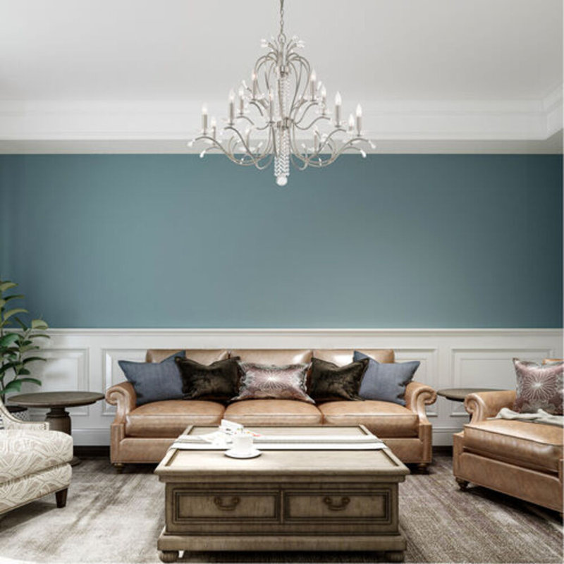 Lustre classique à 5 lumières de style bougie Jazyra