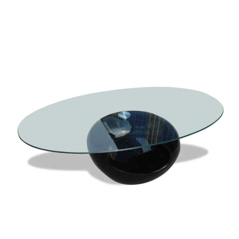 Stringer Solid Coffee Table, Black
