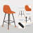 Modern Set of 2 Counter Stools with Premium Features for Various Spaces