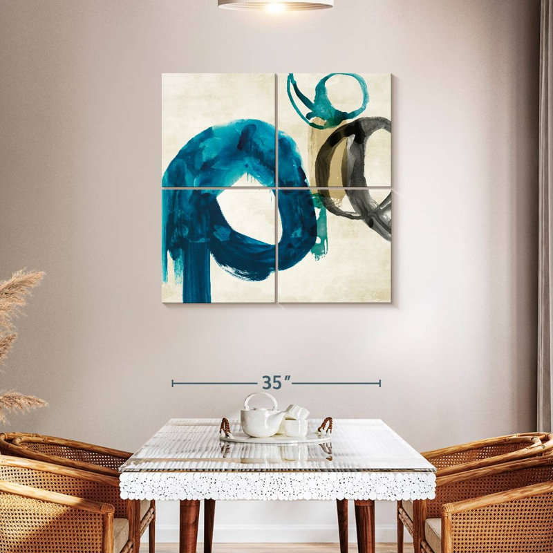 Avery Blue Ring I, 38'' H x 38'' W