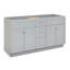 Paulla 60'' W Double Bathroom Vanity Base-449344913
