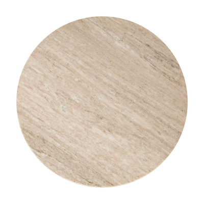 Eda Side Table White & Natural