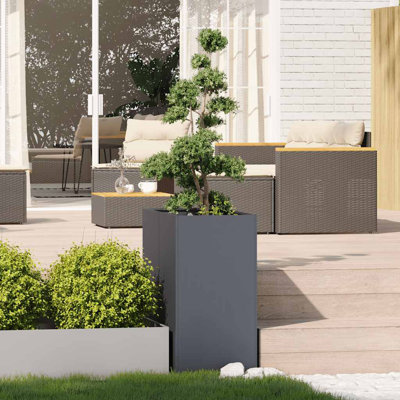 Planter 80x80 Cm Steel