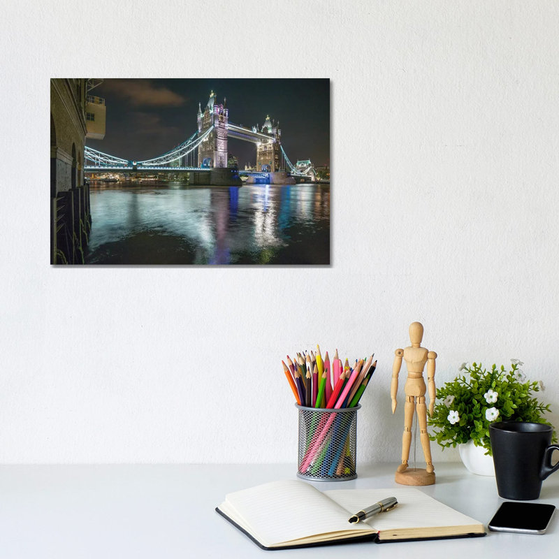 Tower Bridge, London by Mark Paulda - Wrapped Canvas Print, 20.32 cm H x 30.48 cm W