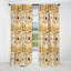 Motif bohème désert Sandy Beige I - rideau boho - rideau occultant abstrait - 1 panneau-107555500