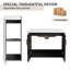 Meuble-lavabo mural 28 po avec lavabo en céramique et armoire d'appoint, portes 28 po