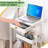 Utility Cart with Wheels,Metal Cart,3 Tier Rolling Cart With Drawer & Table Top,Bathroom Cart,Salon Trolley Cart,Kitchen Storage Cart-98269761