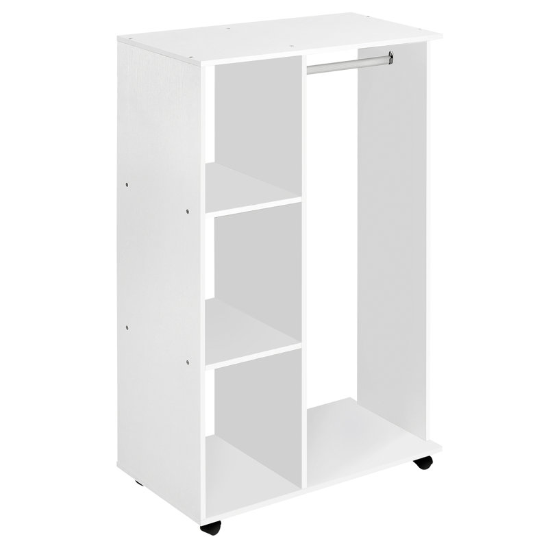 80 cm Portable Wardrobe, White