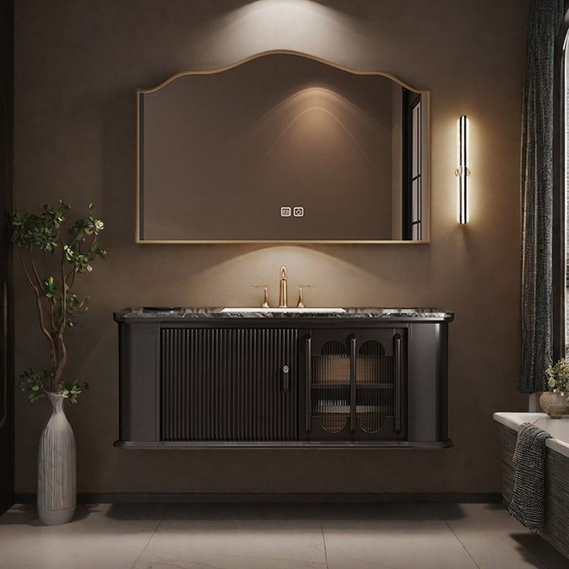 French high-end simple bathroom cabinet