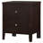 Garrett Cappuccino 2-Drawer Rectangular Nightstand