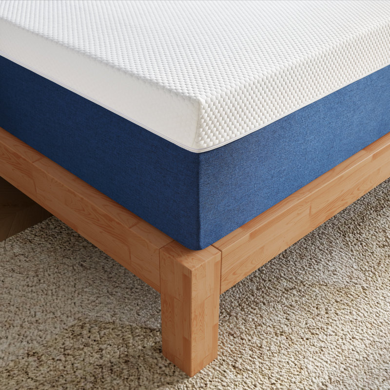 DubidapOn15cm Medium Firm Gel Memory Foam Mattress With Removable Cover for No-Noise Deeply Safe Sleep, Single