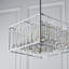 Abingdon 6 - Light Chrome Square/Rectangle Pendant