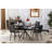 Practical Square Household Dining Table, Modern Design Space Saving Multi-Use Table-733280111