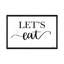 Let's Eat by Imperfect Dust - Textual Art on Canvas-269949828-269949944