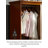 American-style birch small wardrobe